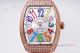 New Franck Muller Vanguard 32 Replica Ladies Watch With Pink Leather Strap (9)_th.jpg